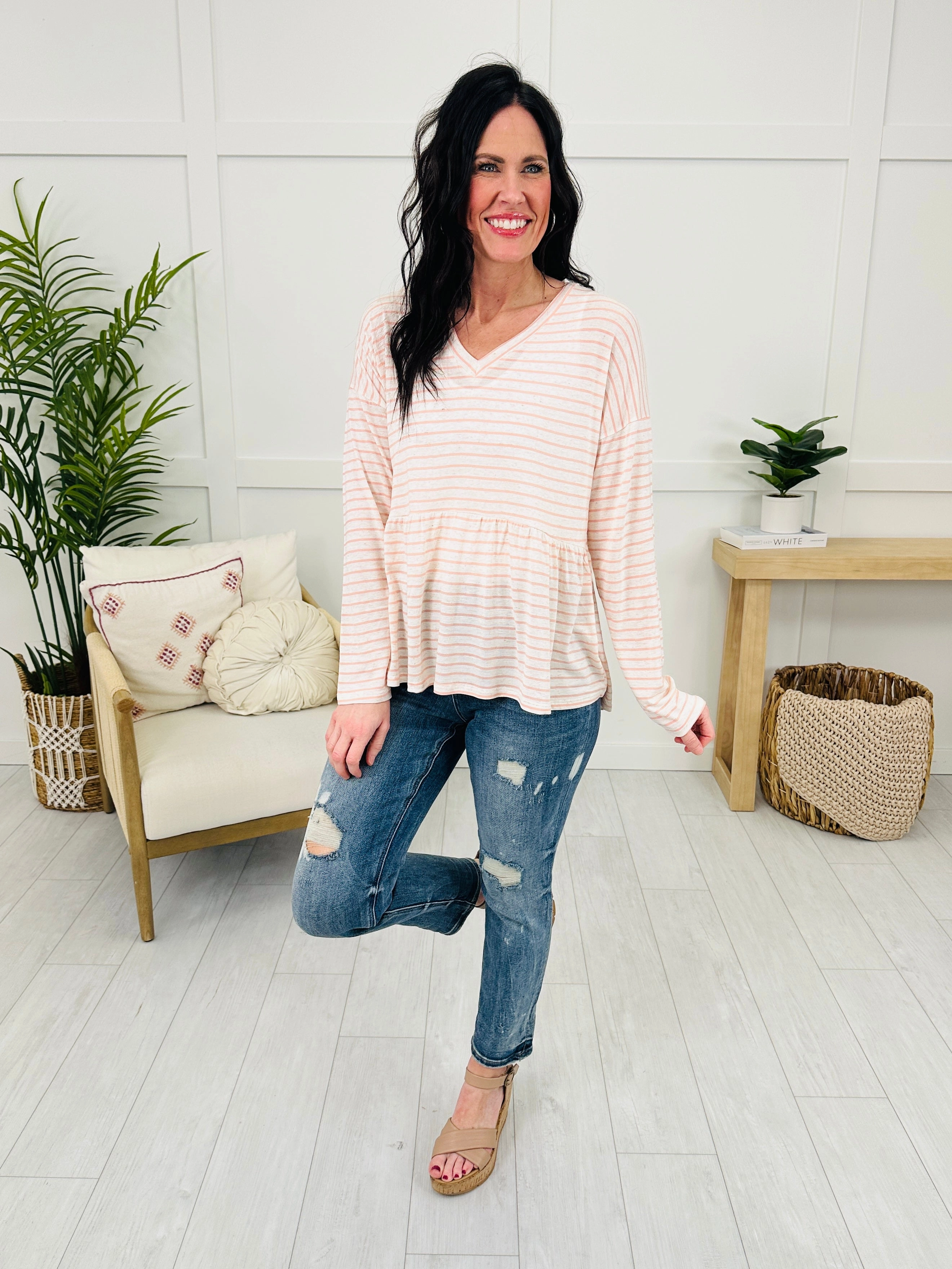 Sunlit Stripes Top