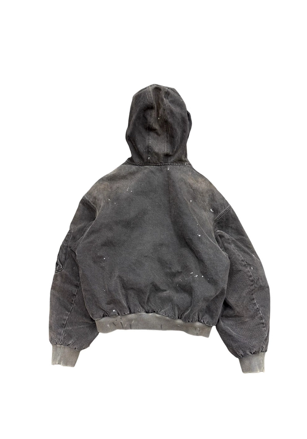 TBR-Washed N2B Bomber - Fur Hooded Jacket