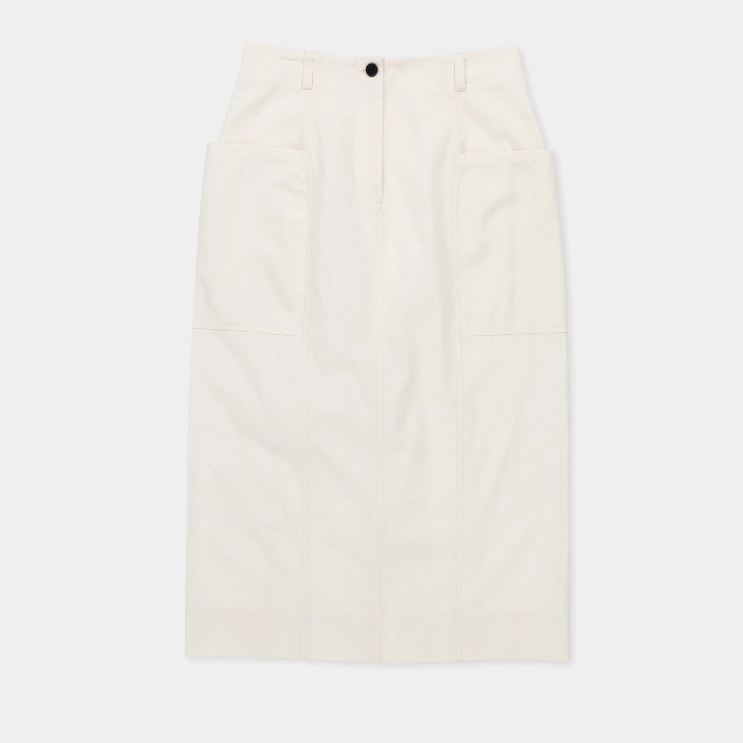 Tencel Cotton Midi Skirt