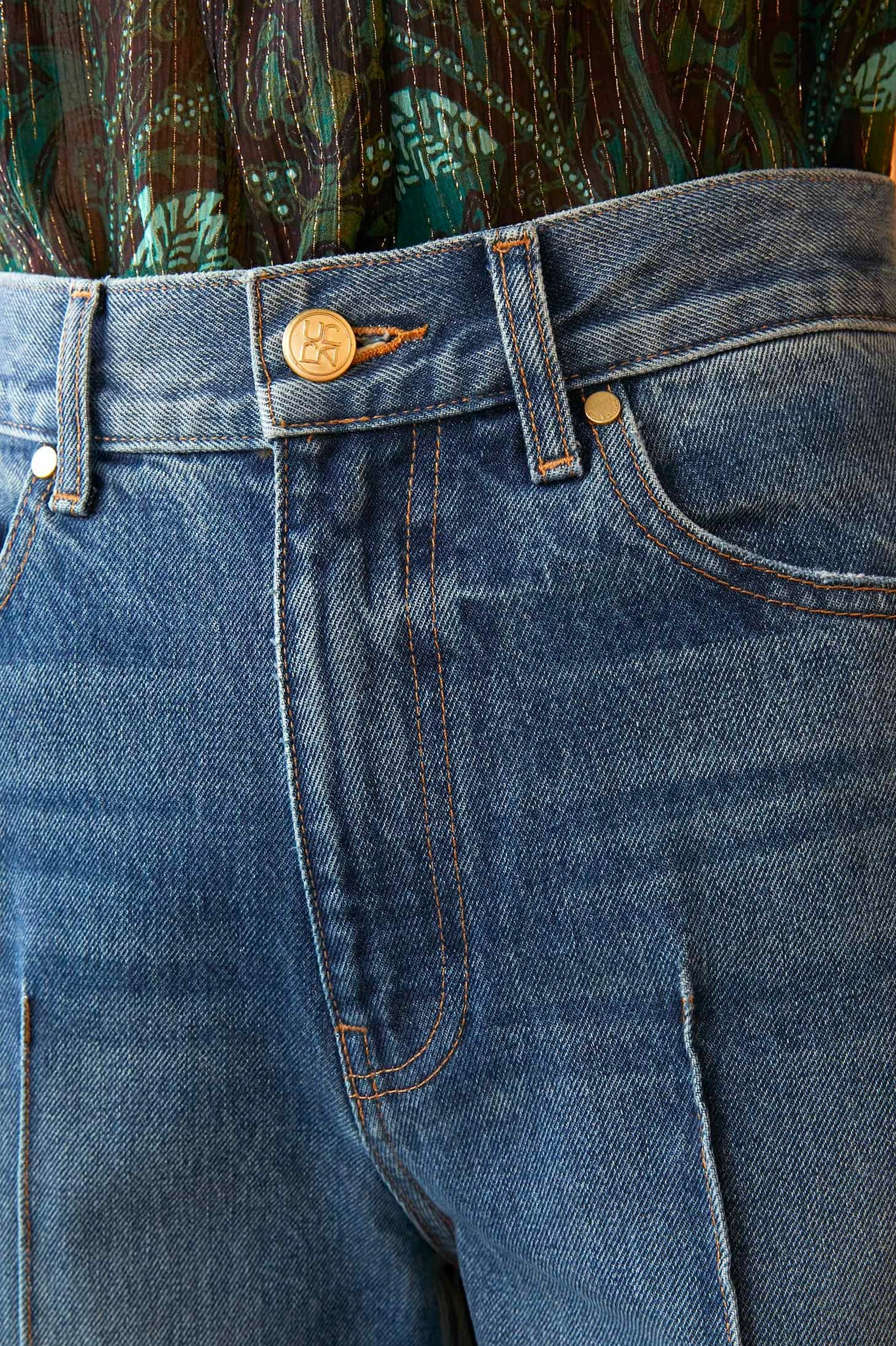 The Genevieve Jean in Classic Denim