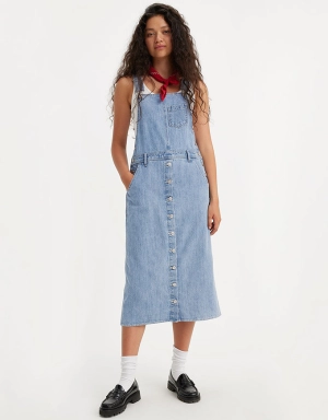 Tico Jumper Denim Dress Twisted Words