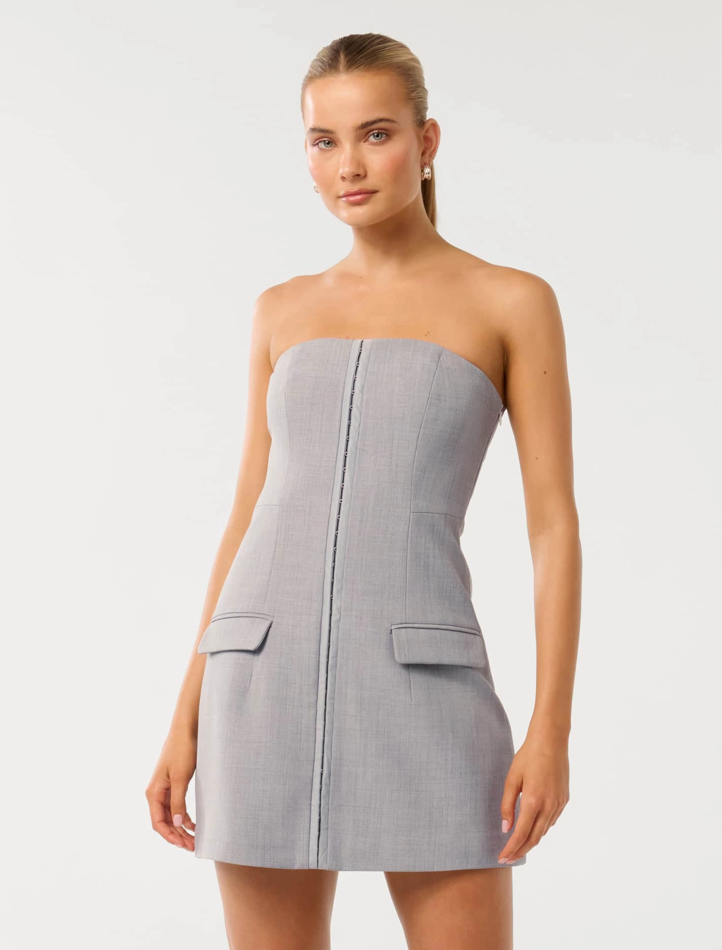 Tilly Hook And Eye Mini Dress