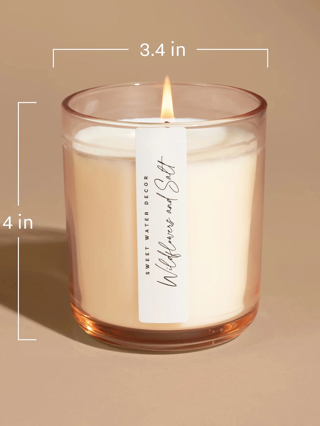 Tinted Glass Soy Candle - Sunday Brunch