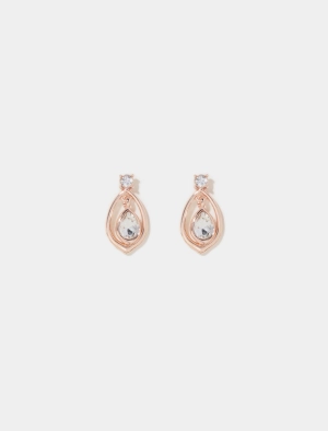 Tomi Teardrop Stone Earrings