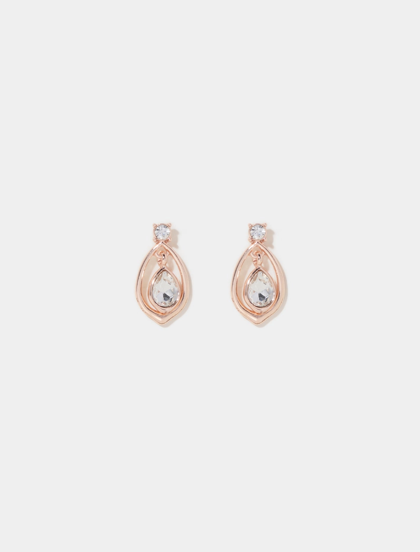 Tomi Teardrop Stone Earrings