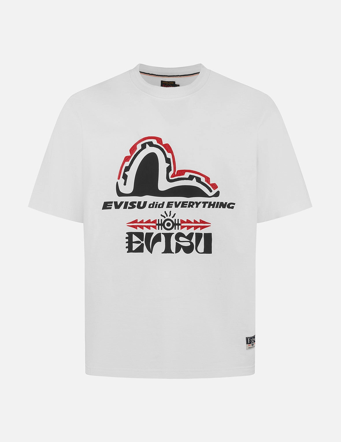 Totem Seagull and Logo Print Regular Fit T-shirt