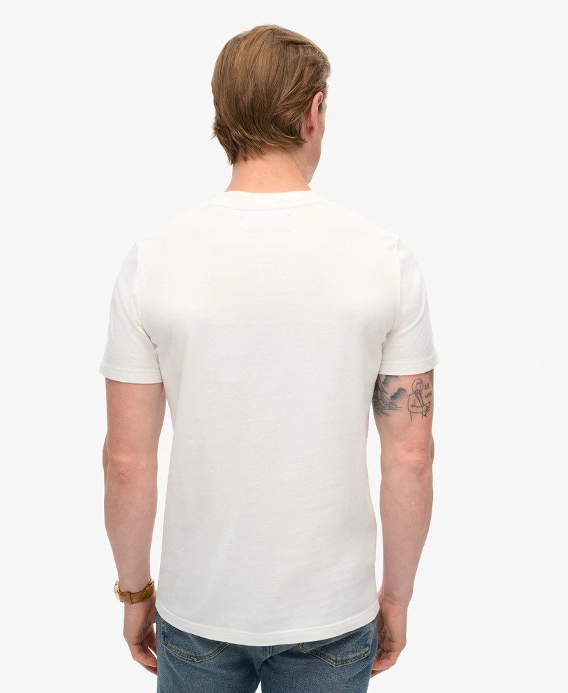 Track & Field Graphic T Shirt | New Chalk White