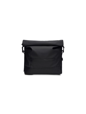 Trail Rolltop Messenger Bag - Black
