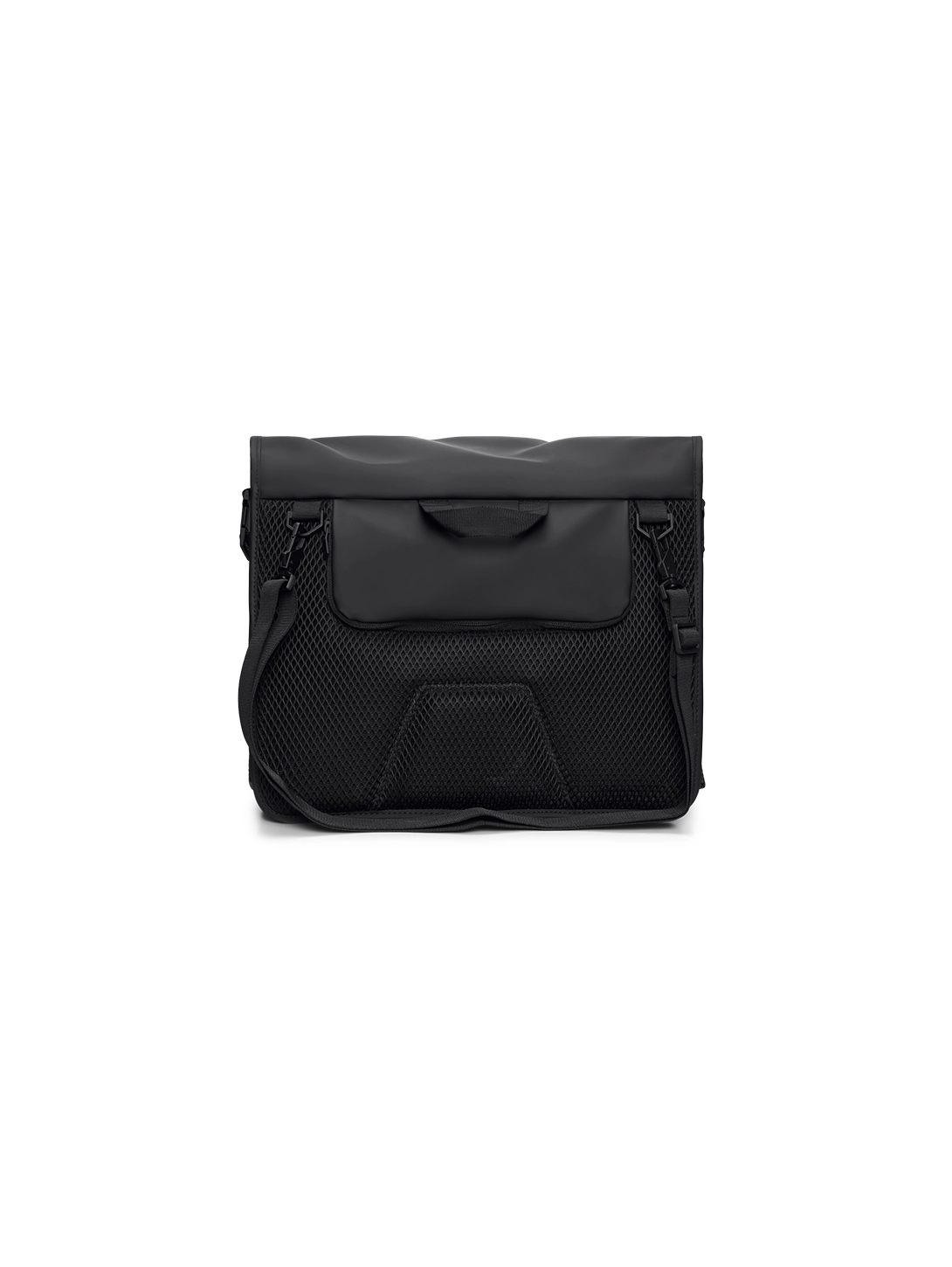 Trail Rolltop Messenger Bag - Black