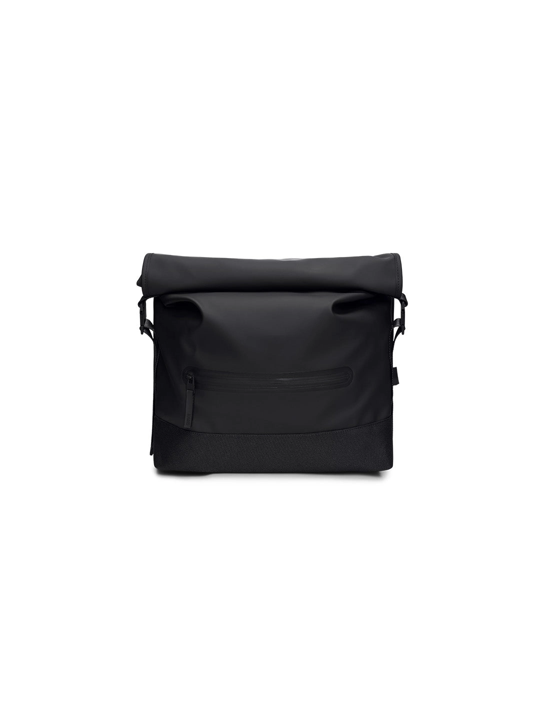 Trail Rolltop Messenger Bag - Black