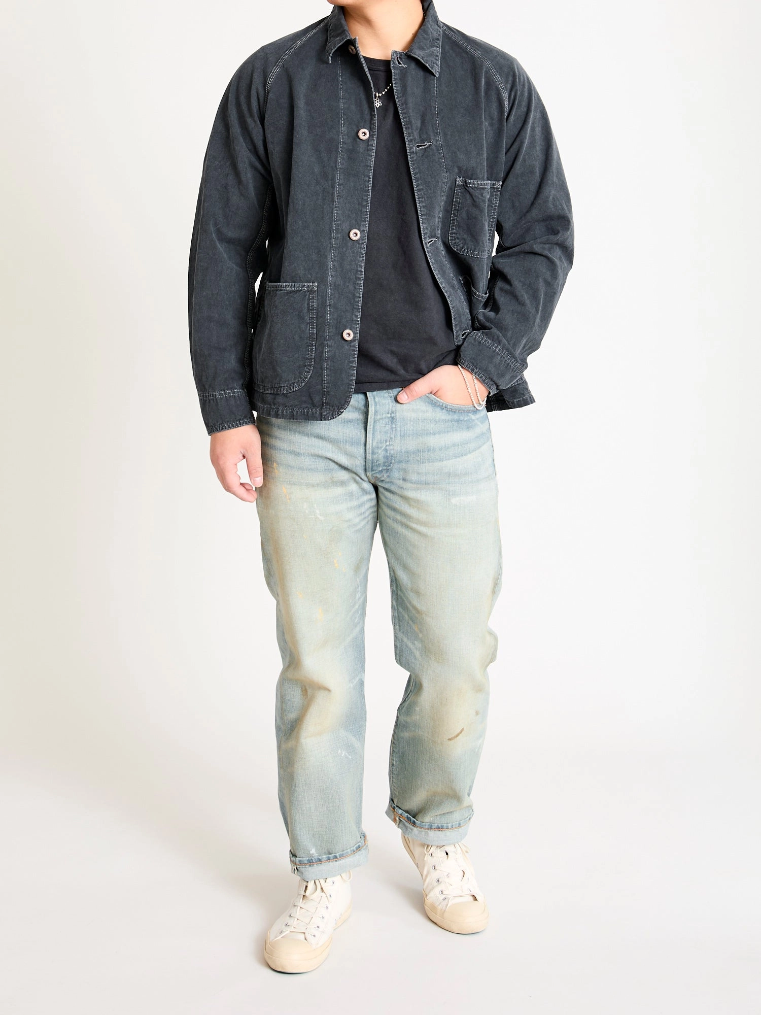 Tusser Coverall in Black