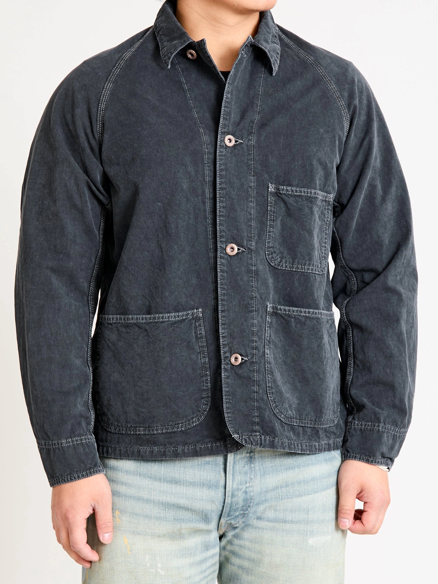 Tusser Coverall in Black