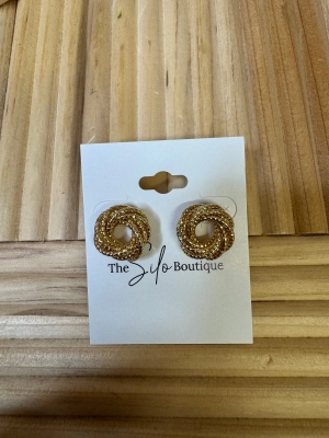 Twist Knot Stud Earrings