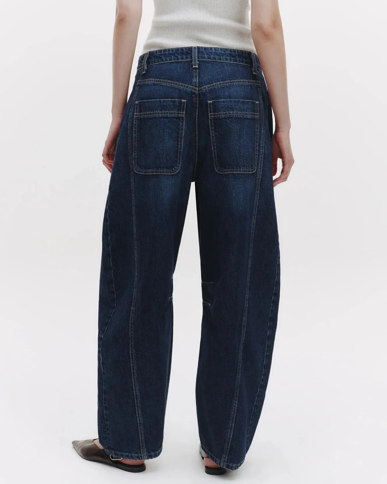 TWP - New Barrel Denim Jean in Dark Wash