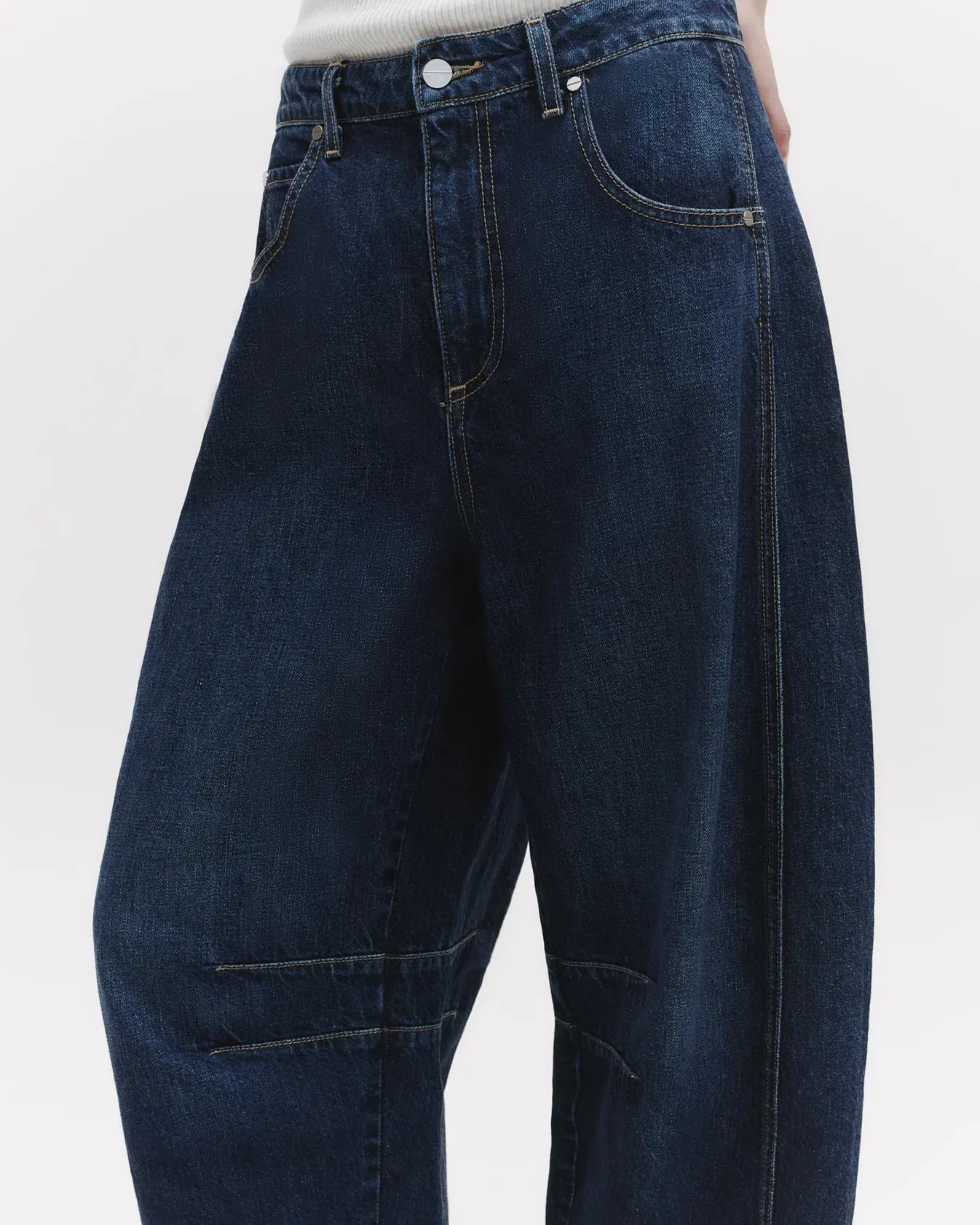 TWP - New Barrel Denim Jean in Dark Wash