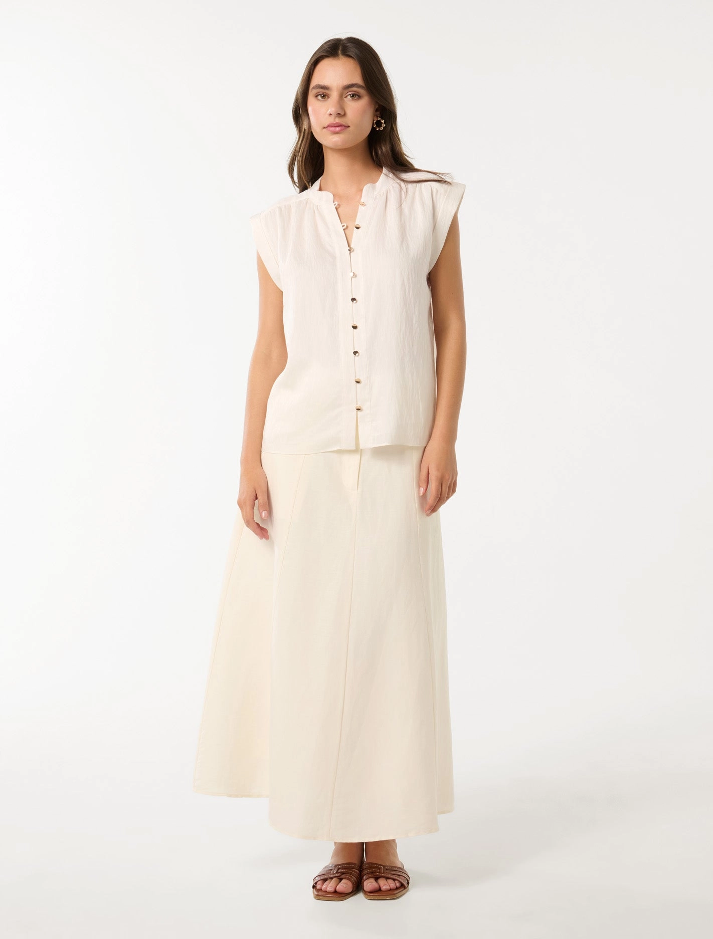 Uma Cuffed Shirt