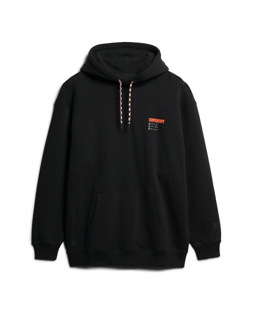 Utility Sport Logo Loose Hood | Black