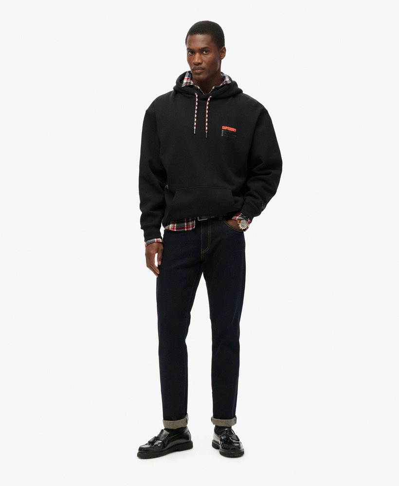 Utility Sport Logo Loose Hood | Black