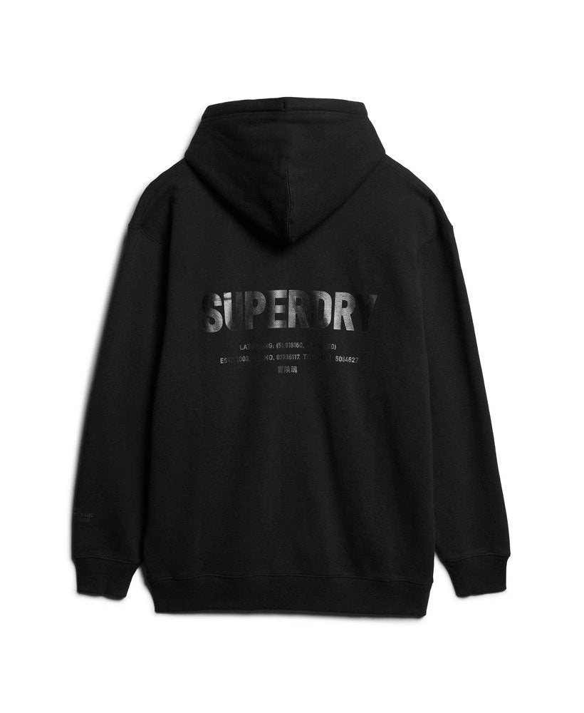 Utility Sport Logo Loose Hood | Black
