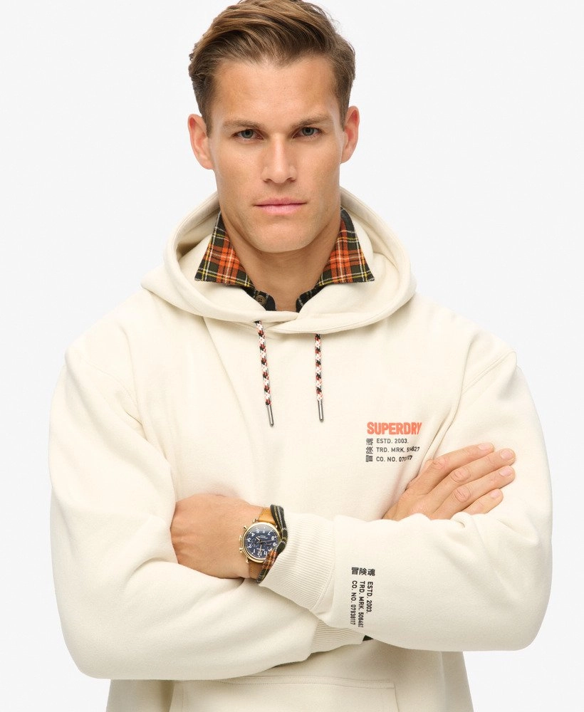 Utility Sport Logo Loose Hood | Nordic Bone Grey