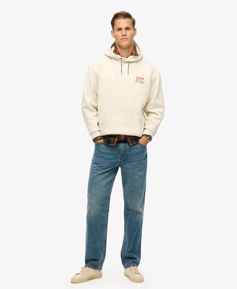 Utility Sport Logo Loose Hood | Nordic Bone Grey