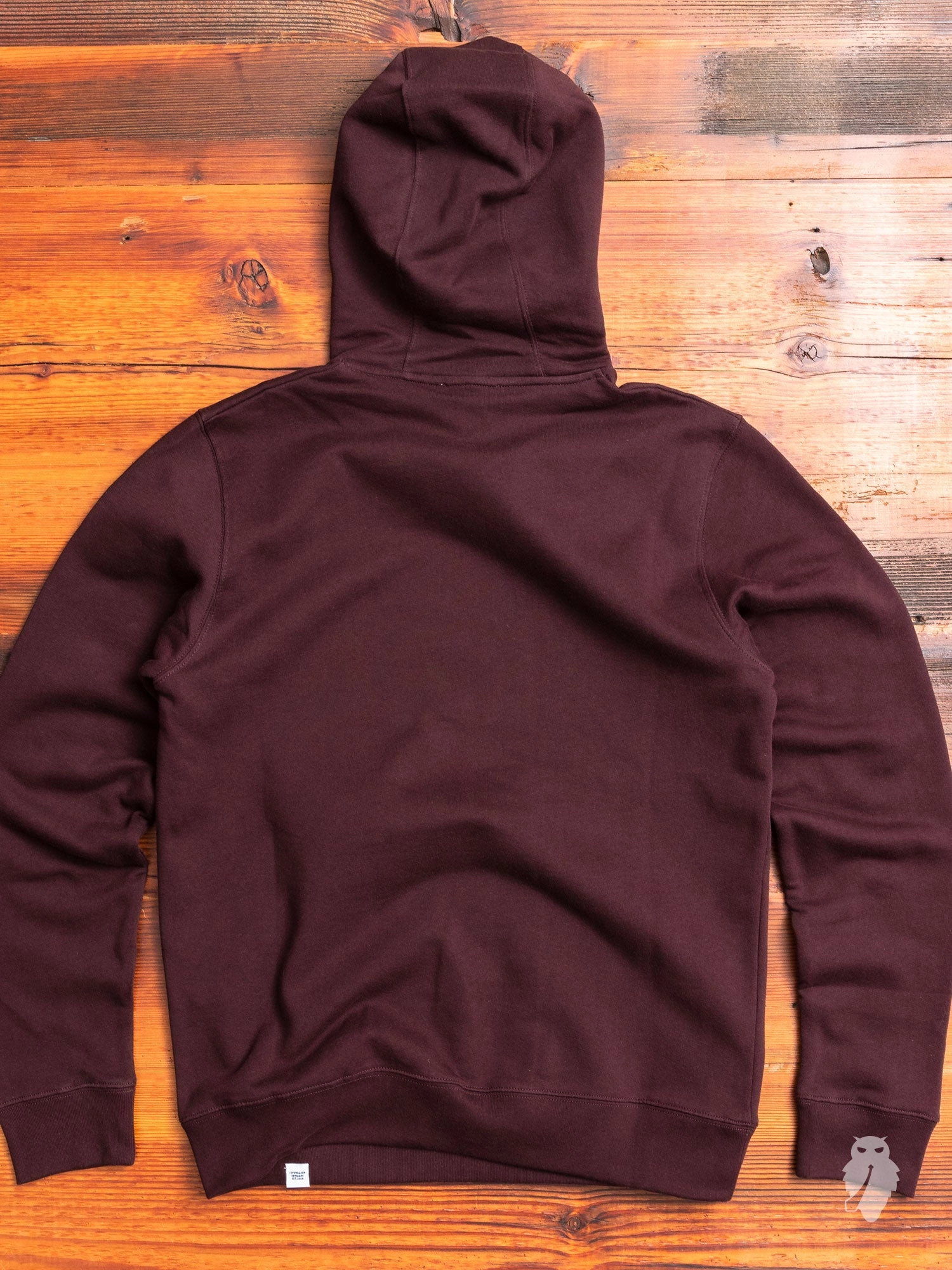 Vagn Pullover Hoodie in Eggplant Brown
