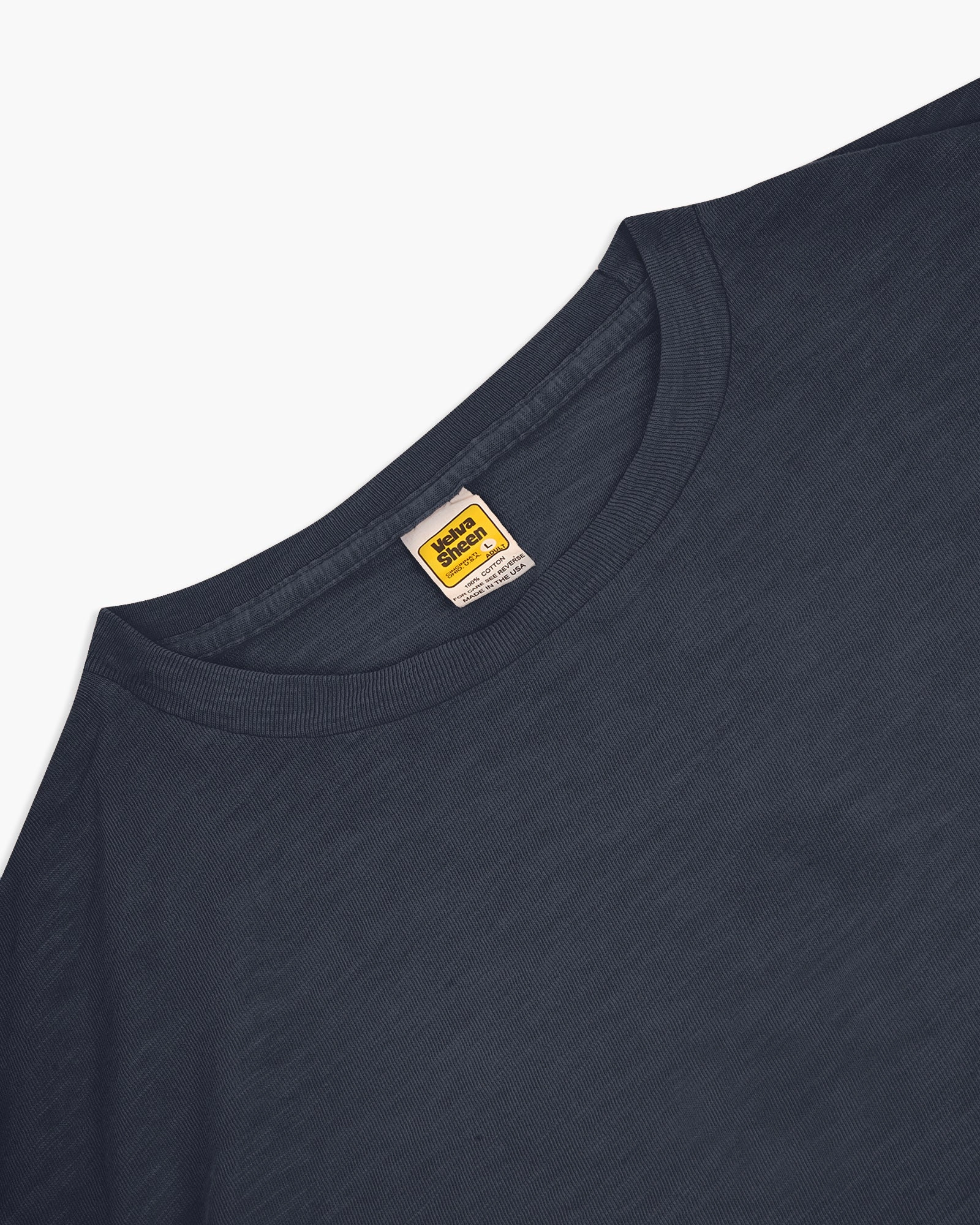 Velva Sheen Rolled S/S Regular Tee - Navy