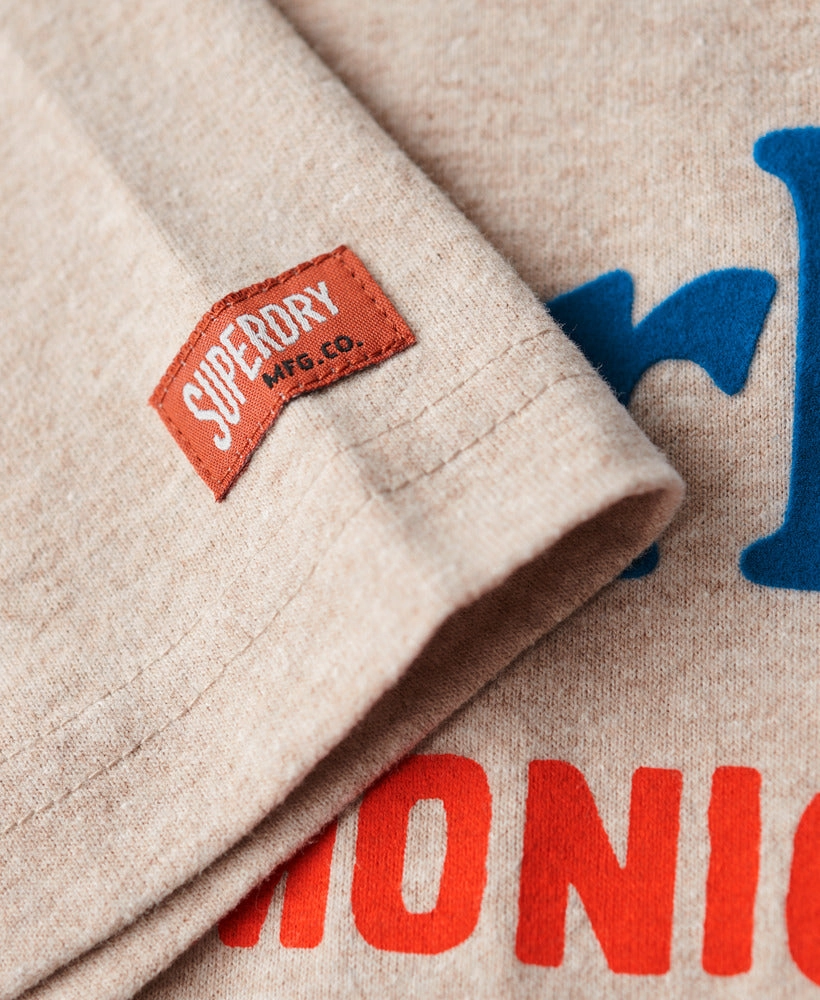 Venue Duo Logo T Shirt | Lavin Beige Marle