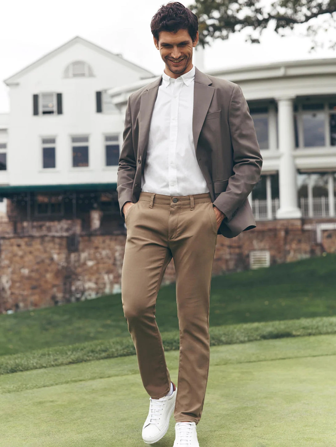 Verona Chino Pant - Walnut High Flyer