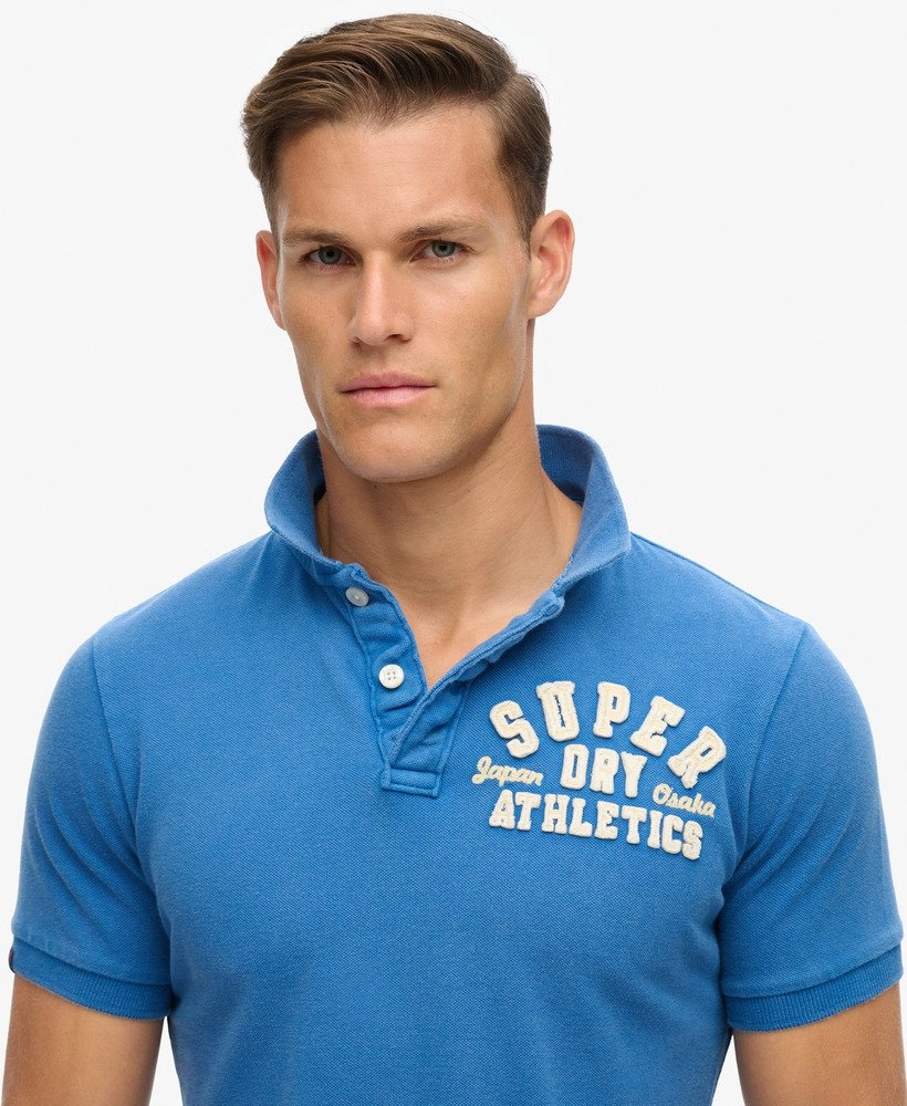 Vintage Athletic Polo | Voltage Blue