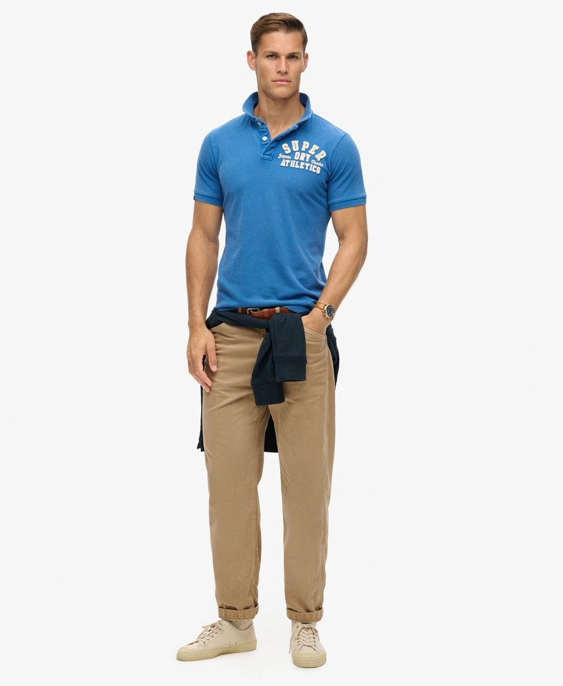 Vintage Athletic Polo | Voltage Blue