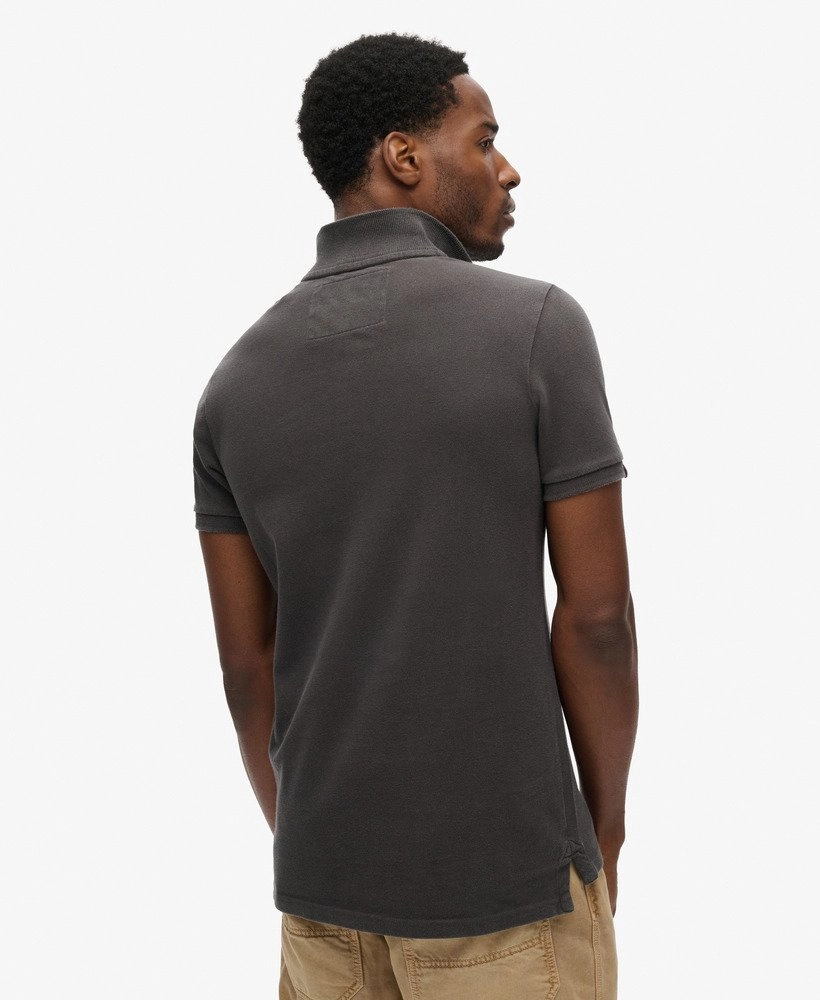 Vintage Athletic Polo | Washed Black