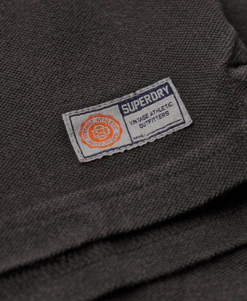 Vintage Athletic Polo | Washed Black