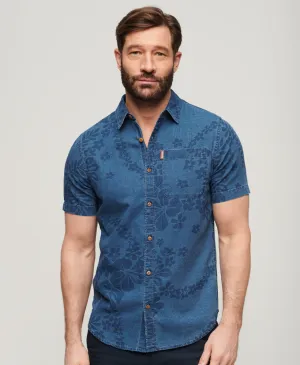 Vintage Loom Short Sleeve Shirt | Surf School Indigo