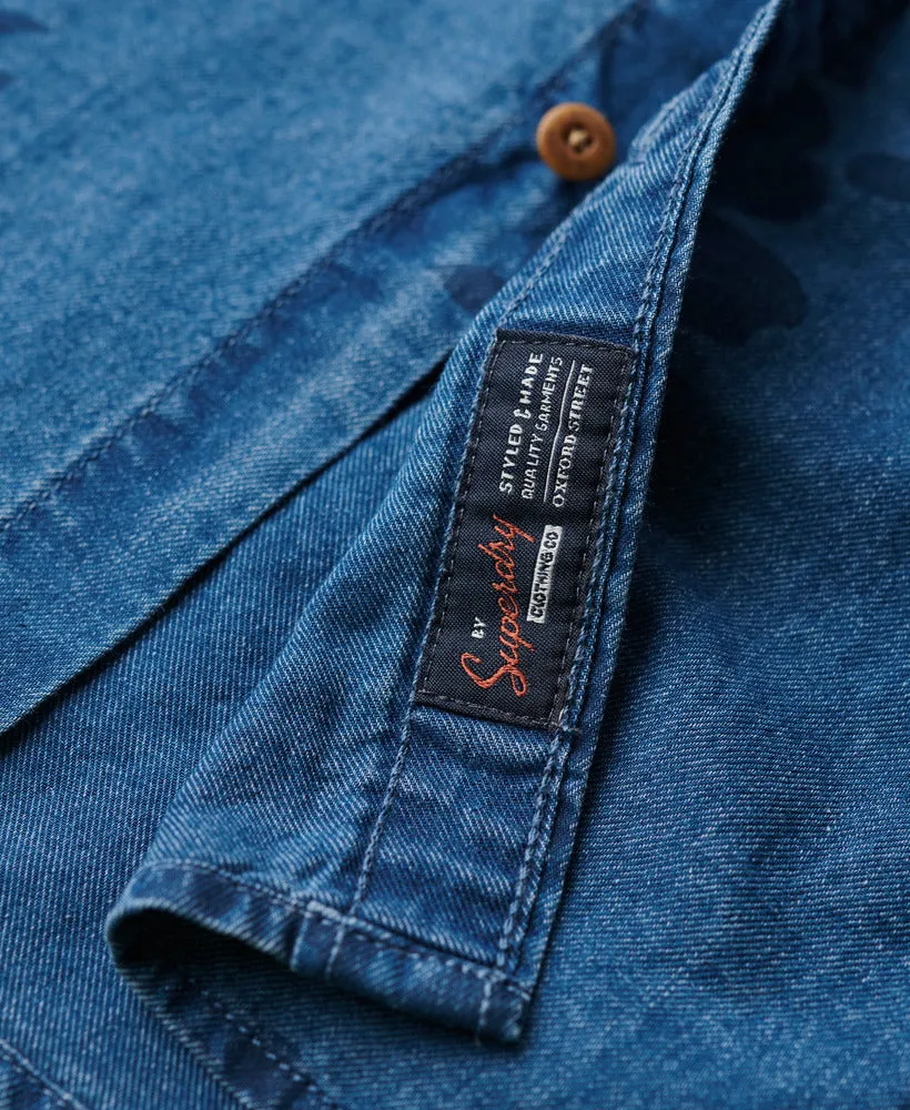 Vintage Loom Short Sleeve Shirt | Surf School Indigo
