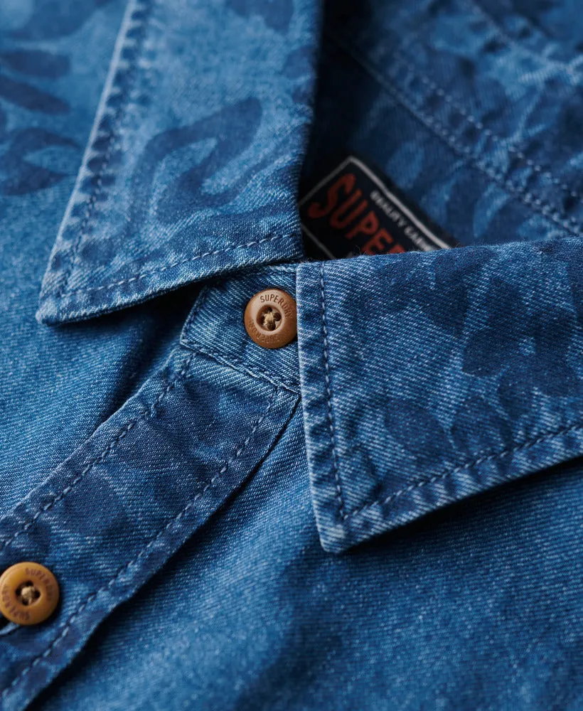 Vintage Loom Short Sleeve Shirt | Surf School Indigo
