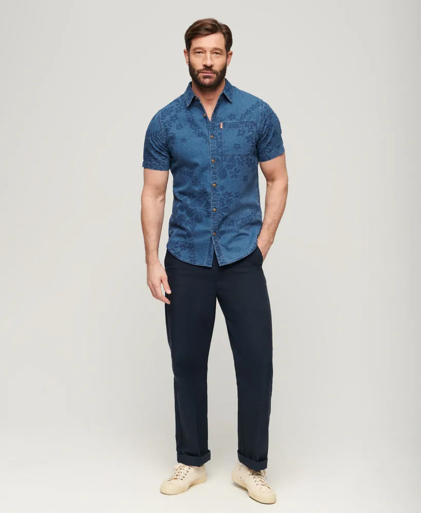Vintage Loom Short Sleeve Shirt | Surf School Indigo