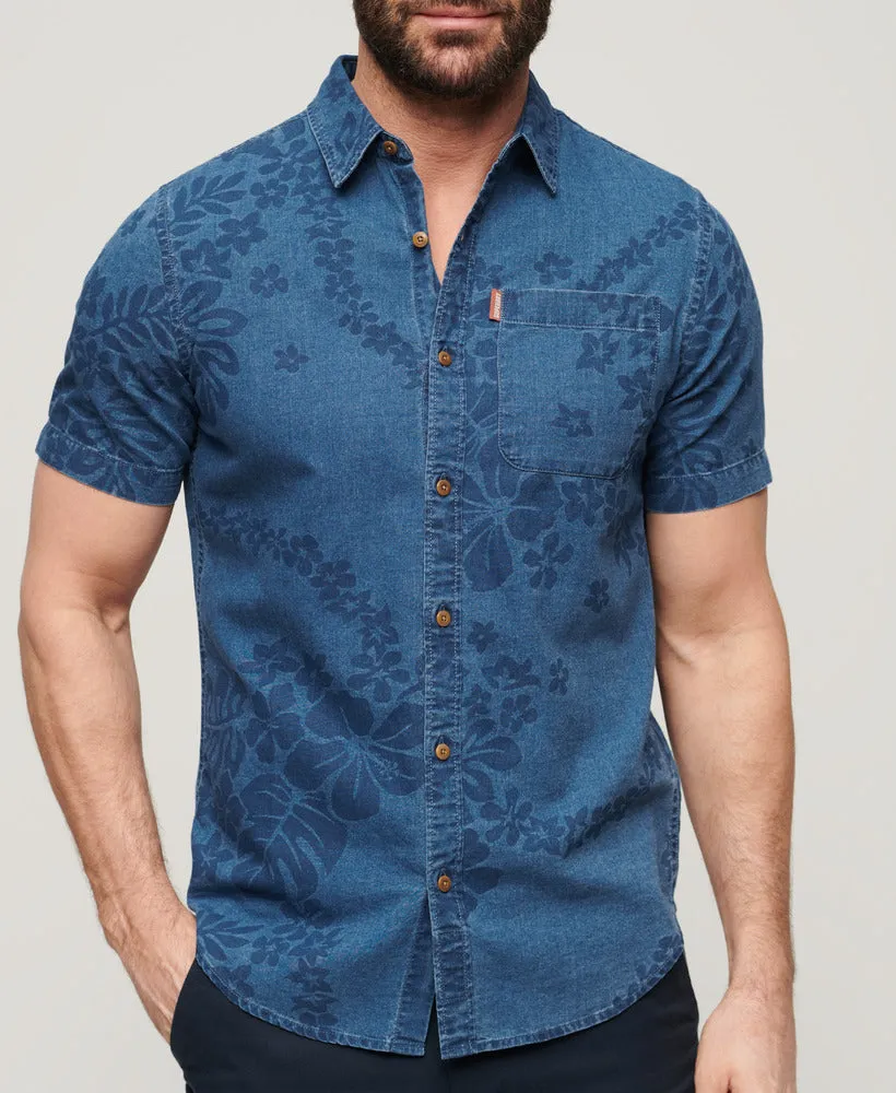 Vintage Loom Short Sleeve Shirt | Surf School Indigo