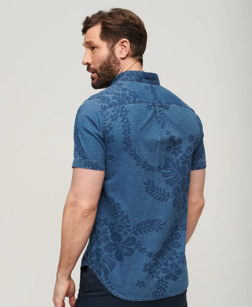 Vintage Loom Short Sleeve Shirt | Surf School Indigo