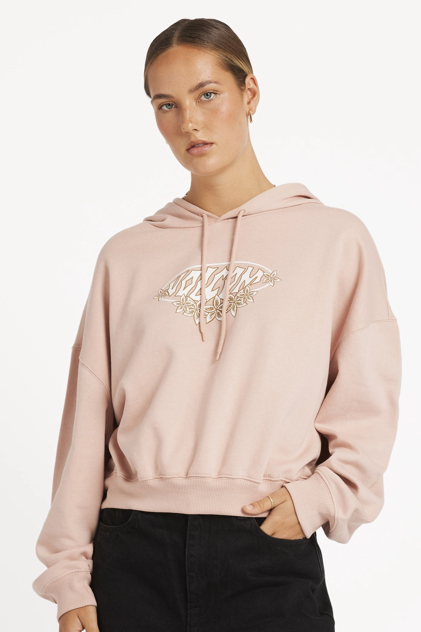 Volcom Beach Bum Crop Misty Rose