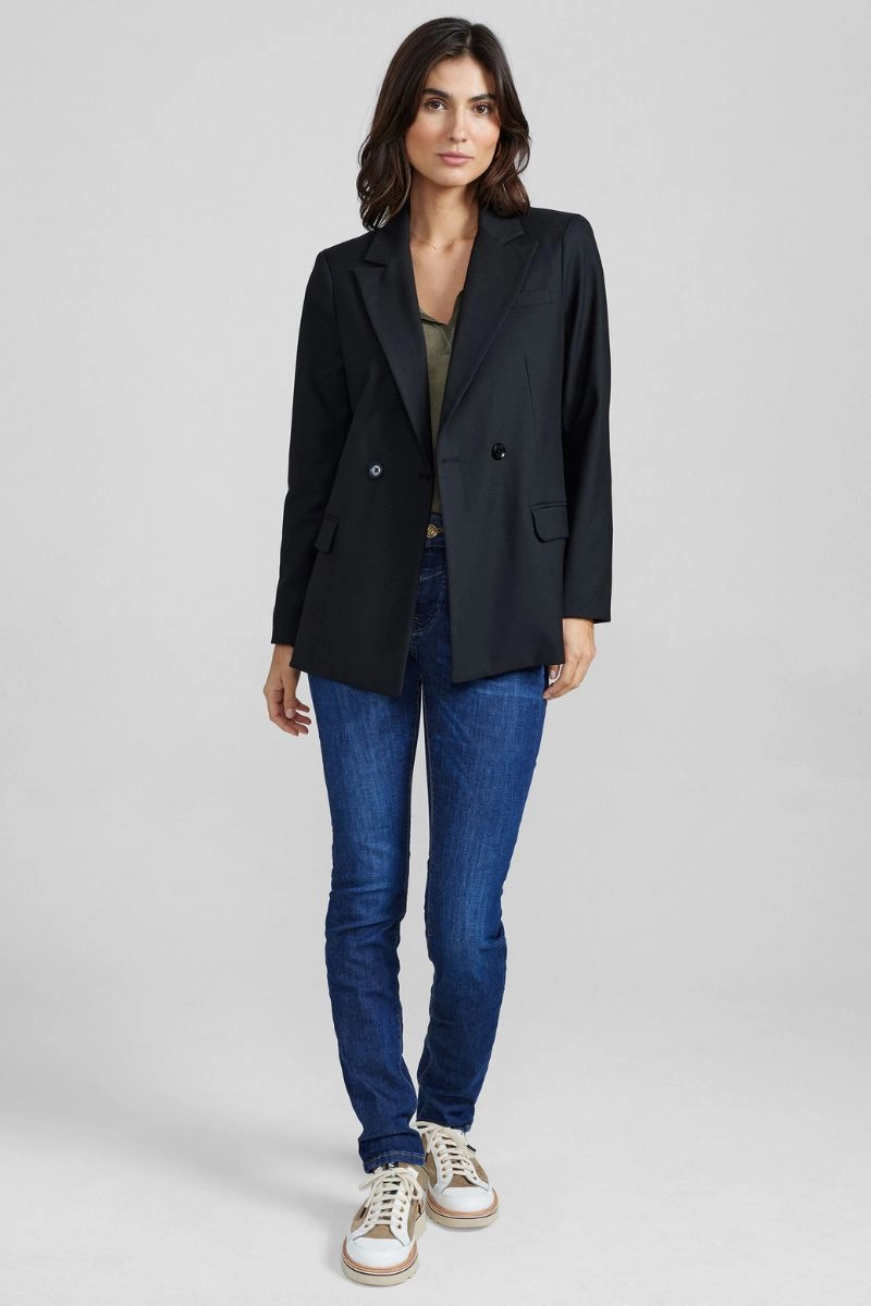 Wanda Twiggy Blazer | Black | Blazer fra Mos Mosh