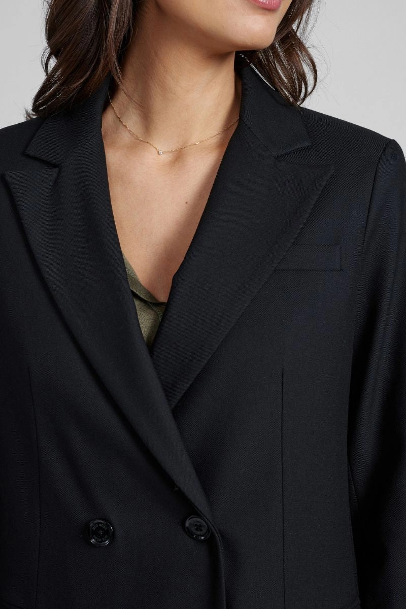 Wanda Twiggy Blazer | Black | Blazer fra Mos Mosh
