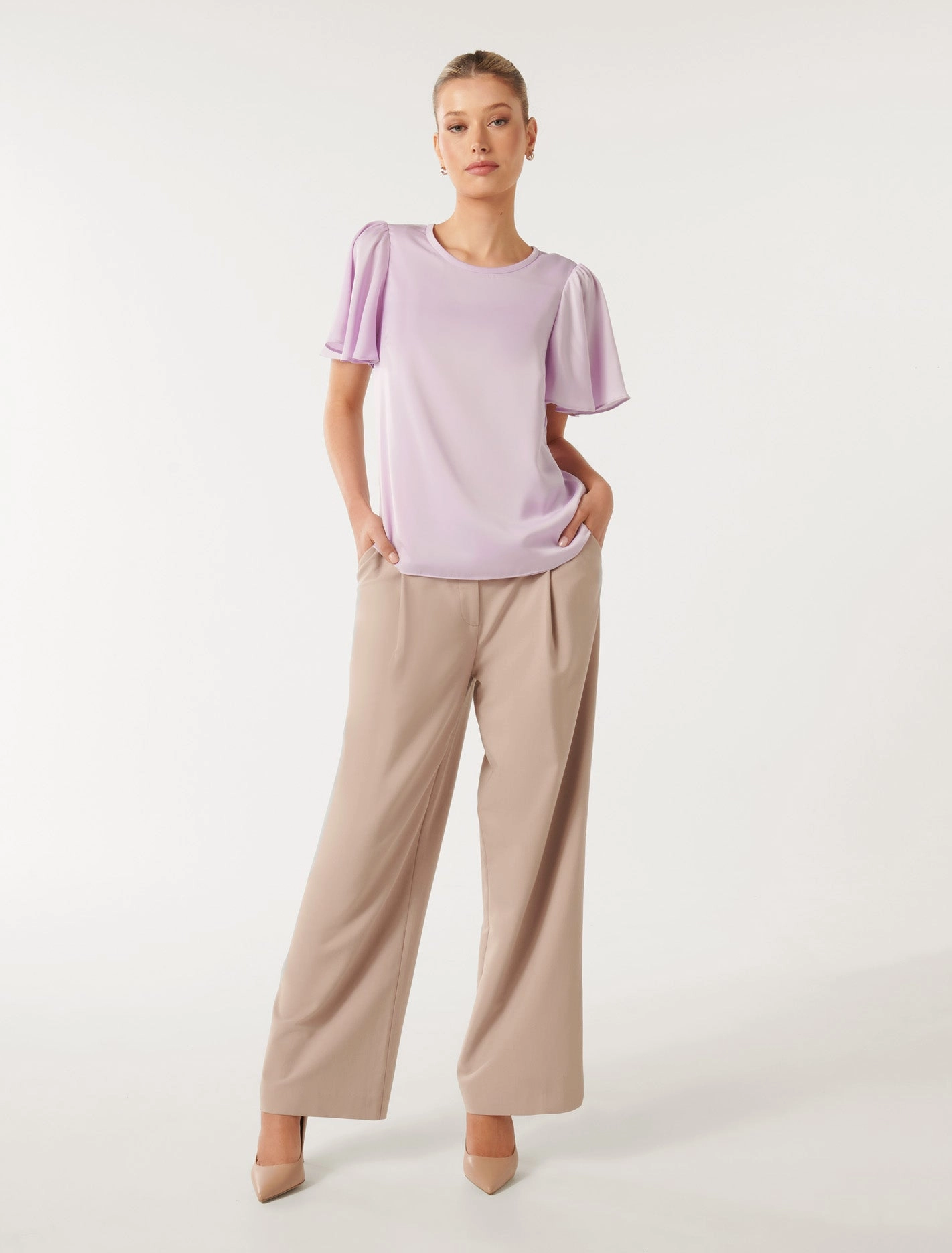 Wanda Woven Flutter T-Shirt