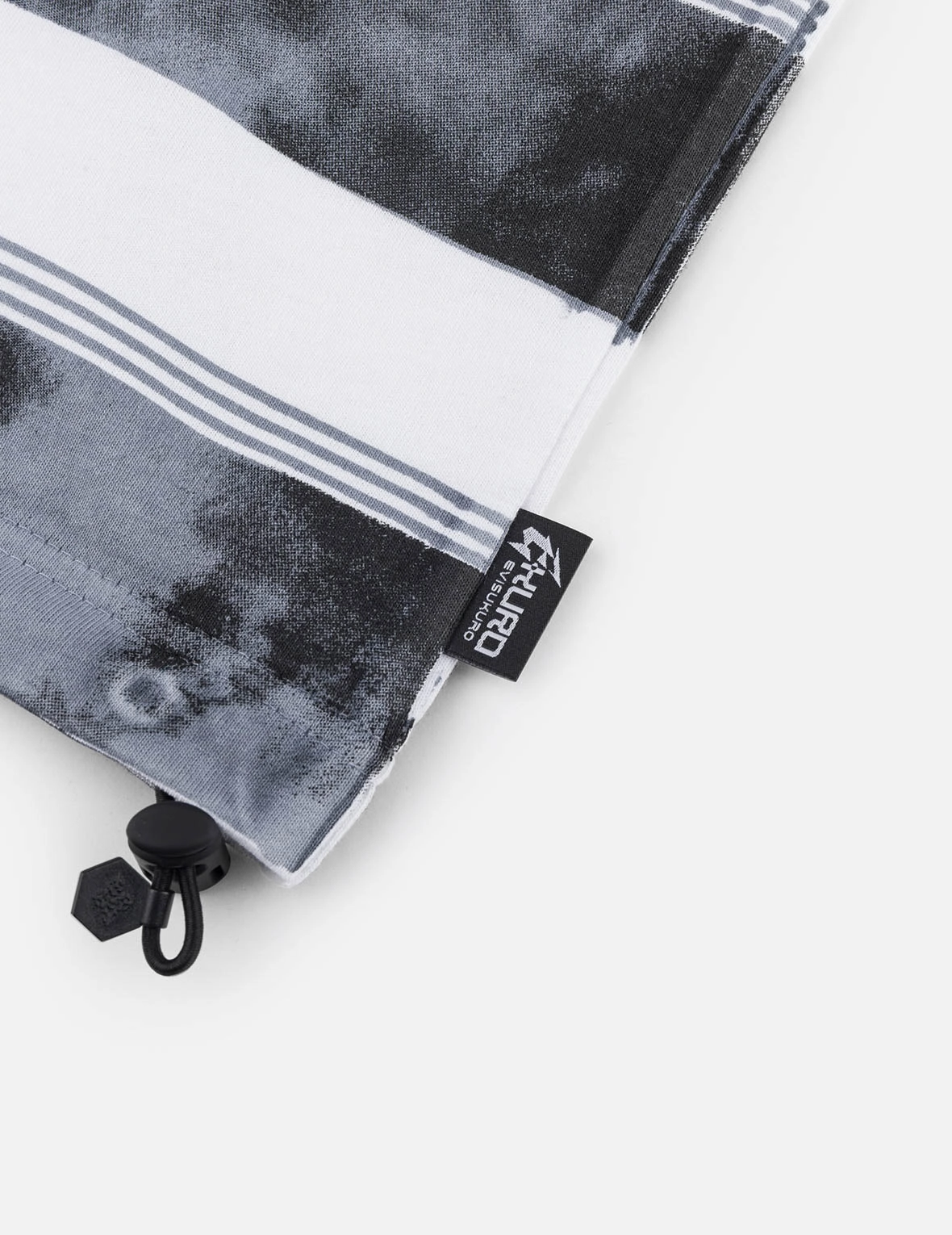Washed Tie-Dye Stripe Loose Fit T-shirt