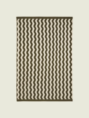 Waver Towel - Forest Green
