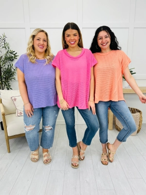Weekend Favorite Top- Multiple Colors!