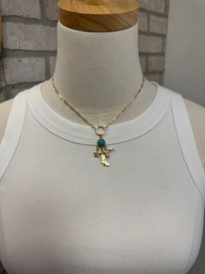 Western Charm and Turquoise Necklace