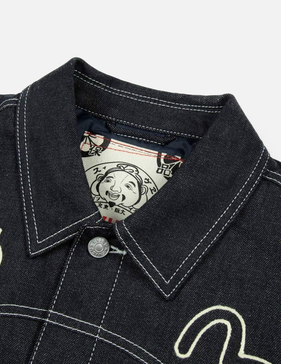 Western Style and Logo Embroidery Denim Jacket