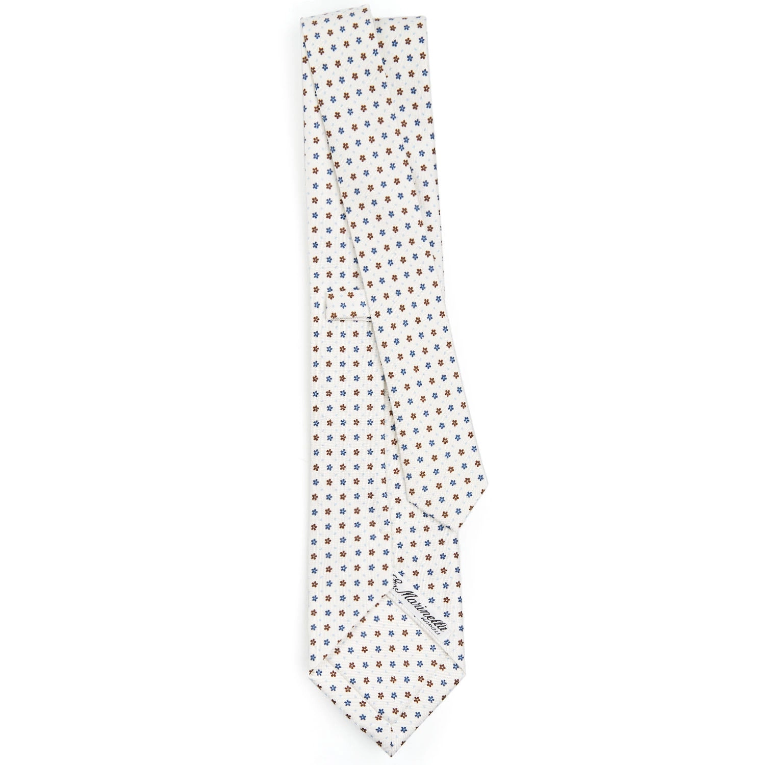 WHITE SARTORIAL CLASSIC SILK TIE