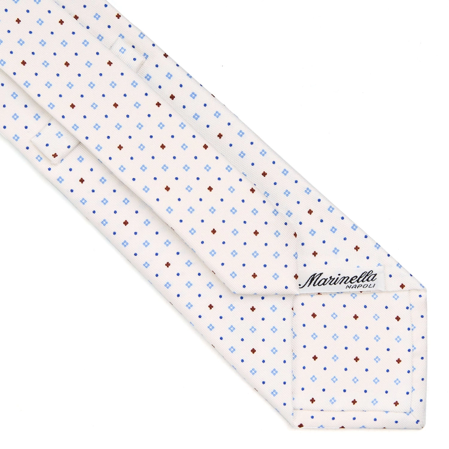 WHITE SARTORIAL CLASSIC SILK TIE